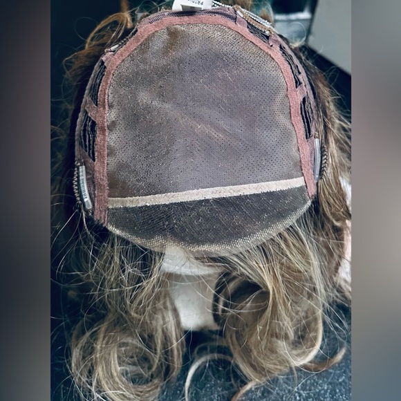 Raquel Welch 14" Wavy Top Billing Top-of-The-Head Hairpiece RL12/22SS Cappuccino - Picture 12 of 16